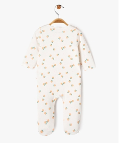 pyjama dors-bien imprime en coton fermeture devant bebe fille beige pyjamas ouverture devantE698901_3