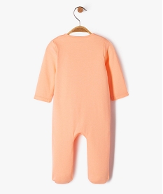 pyjama dors-bien ouverture devant bebe fille orangeE699301_3