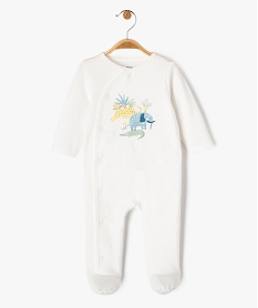 pyjama dors-bien fermeture devant avec motifs exotiques bebe beigeE699701_1