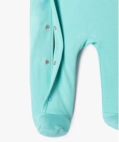 pyjama dors-bien fermeture devant avec message bebe bleu pyjamas ouverture devantE700001_3