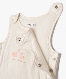 ensemble 2 pieces bebe fille combinaison et gilet vertE702501_3