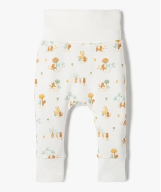 pantalon imprime evolutif en maille bebe garcon beigeE703301_2