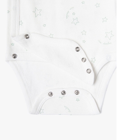 body manches courtes fermeture croisee bebe (lot de 3) vert body manches courtesE703801_3