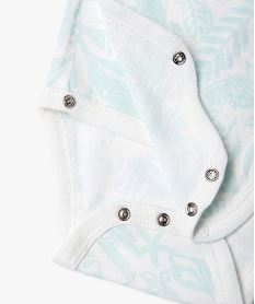 bodies a manches courtes fermeture croisee bebe (lot de 3) bleu body manches courtesE705201_3