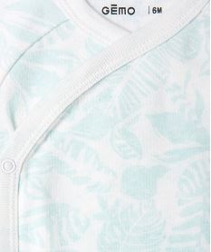 bodies a manches courtes fermeture croisee bebe (lot de 3) bleu body manches courtesE705201_4