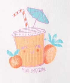 bodies sans manches avec volants bebe fille (lot de 3) orange body manches courtesE705401_2