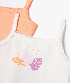 bodies a bretelles a motifs exotiques bebe fille (lot de 3) orangeE707201_3