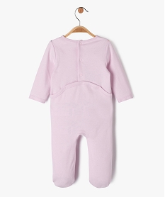pyjama dors-bien en coton avec motif paillete bebe fille violetE711001_4