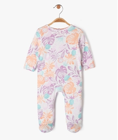 pyjama dors-bien a motif feuillage exotique bebe fille violetE711201_1