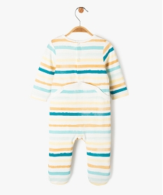 pyjama dors-bien en coton a rayures bebe garcon jauneE711501_4