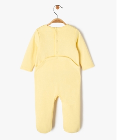 pyjama dors-bien avec motif exotique bebe garcon jauneE711701_3
