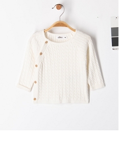 GEMO Gilet brassière avec fermeture latérale bébé blanc chine