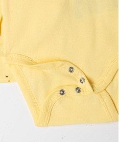 body manches longues et col us bebe (lot de 2) jaune body manches longuesE713001_2