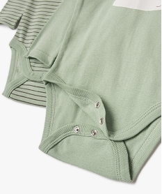 body manches longues col us bebe (lot de 2) vertE713201_2