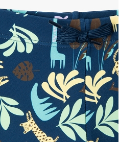 maillot de bain a motifs animaux de la jungle bebe garcon bleuE718901_2