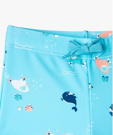 maillot de bain a motifs marins bebe garcon bleuE719001_2