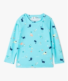 GEMO Tee-shirt de bain anti UV à motifs marins bébé garçon Bleu