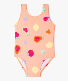 maillot de bain une piece a motifs fruits bebe fille roseE719501_1