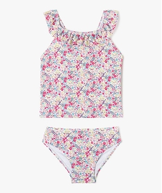 GEMO Maillot de bain 2 pièces à motifs fleuris bébé fille Imprimé