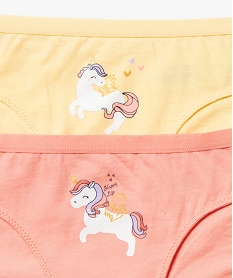 culottes a motifs licornes fille (lot de 3) multicoloreE720001_4
