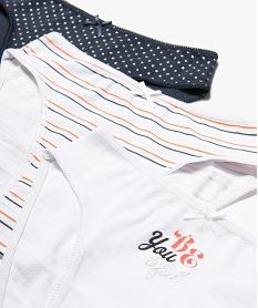 culottes pailletees fille (lot de 3) multicoloreE720101_3