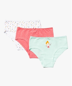 shorties en coton avec motifs etoiles fille (lot de 3) multicoloreE720401_1