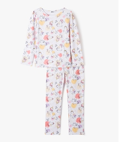 pyjama en coton avec motifs licornes fille imprimeE721801_1