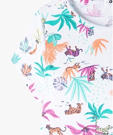 pyjashort imprime jungle fille imprime jungleE722701_2