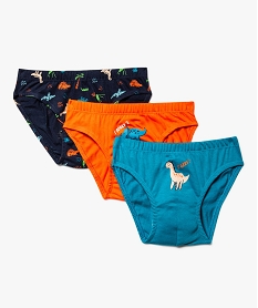 slips avec motifs dinosaures garcon (lot de 3) multicoloreE725001_1