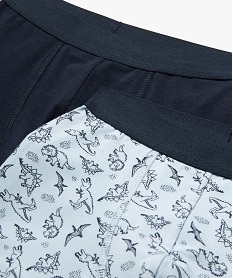 boxers assortis motif dinosaures garcon (lot de 2) bleuE725201_2