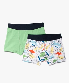 boxers assortis motif dinosaures  garcon (lot de 2) vertE725301_1