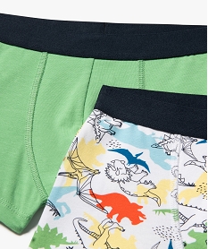 boxers assortis motif dinosaures  garcon (lot de 2) vertE725301_2