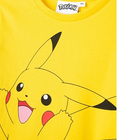 pyjashort bicolore avec motif pikachu - pokemon jaune standardE726701_3