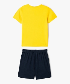 pyjashort bicolore avec motif pikachu - pokemon jaune standardE726701_4