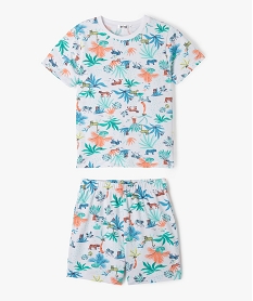 GEMO Pyjashort à motifs de la jungle garçon imprime jungle