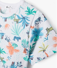pyjashort a motifs de la jungle garcon imprime jungleE727201_2