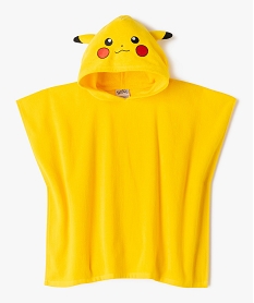 GEMO Cape de bain à capuche forme poncho enfant - Pokémon jaune standard