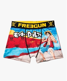 GEMO Boxer fluide avec motif One Piece garçon - Freegun Multicolore