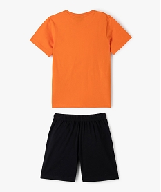 pyjashort bicolore avec motif manga garcon - naruto orangeE735101_3