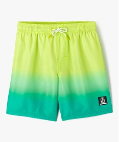 GEMO Short de surf bicolore garçon vert vif