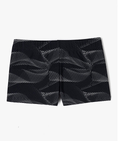 maillot de bain boxer a motifs pois garcon noirE736101_1