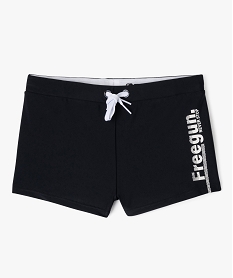 maillot de bain boxer avec inscription garcon - freegun noirE736401_1