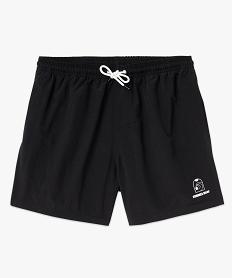 short de bain uni homme noir vifE741901_4