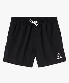 short de bain uni homme noirE741901_4