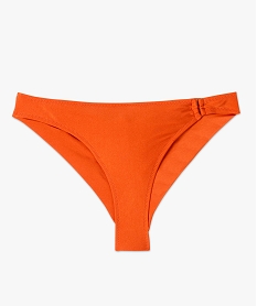 bas de maillot de bain tanga en maille scintillante femme orange bas de maillots de bainE749601_4