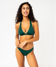 haut de maillot de bain femme forme triangle vert haut de maillots de bainE751701_3
