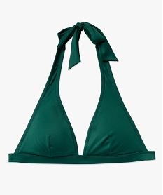haut de maillot de bain femme forme triangle vert haut de maillots de bainE751701_4