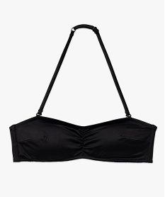 haut de maillot de bain bandeau avec mousses amovibles femme noir standard haut de maillots de bainE752201_4