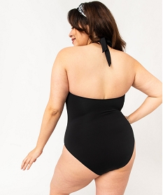 maillot de bain une piece femme grande taille bonnets triangles noir standard maillot de bain 1 pieceE752801_3