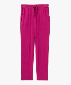 pantalon de pyjama fluide femme violet bas de pyjamaE753001_4